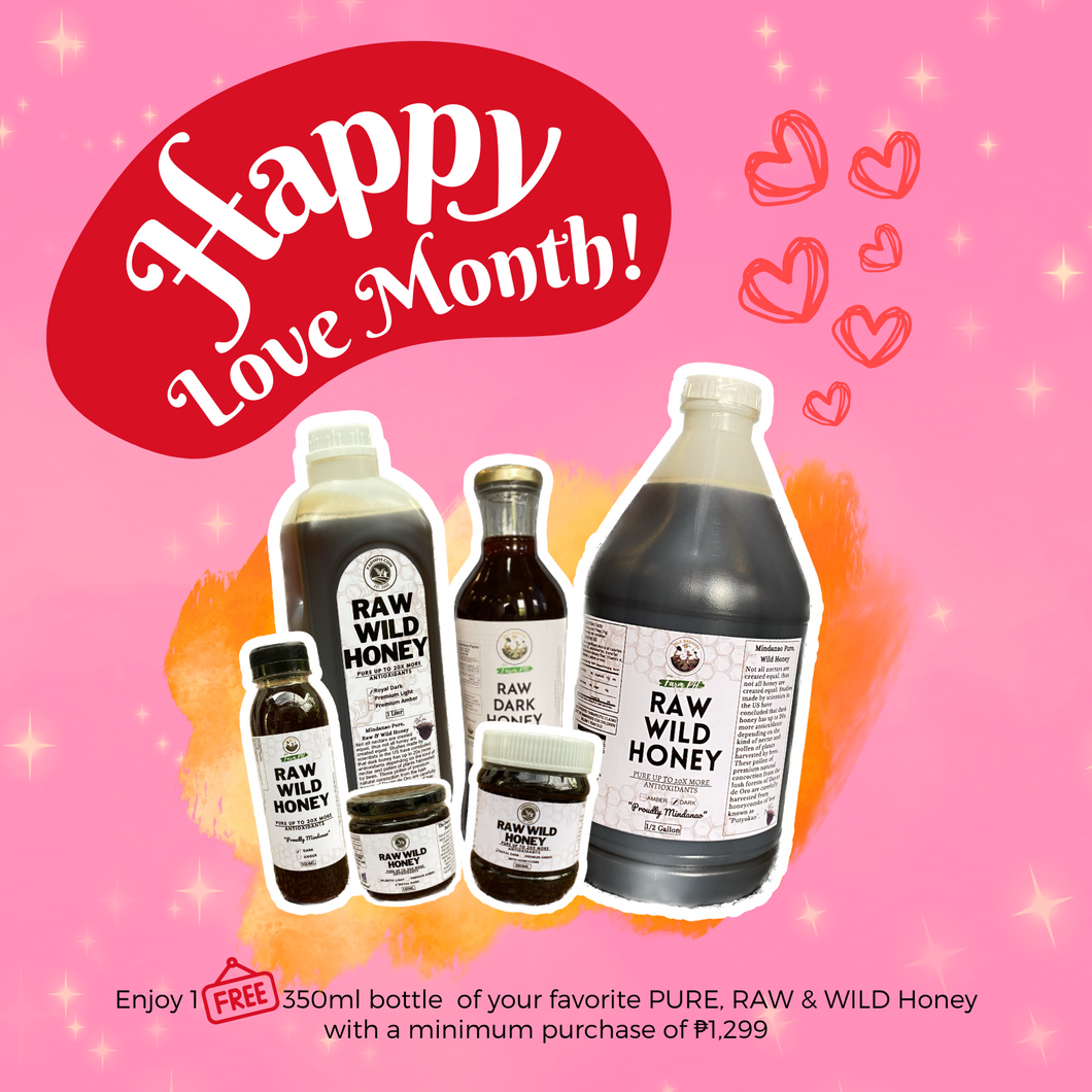 FEBRUARY FLASH PROMO: FREE 380mL Pure Wild Honey