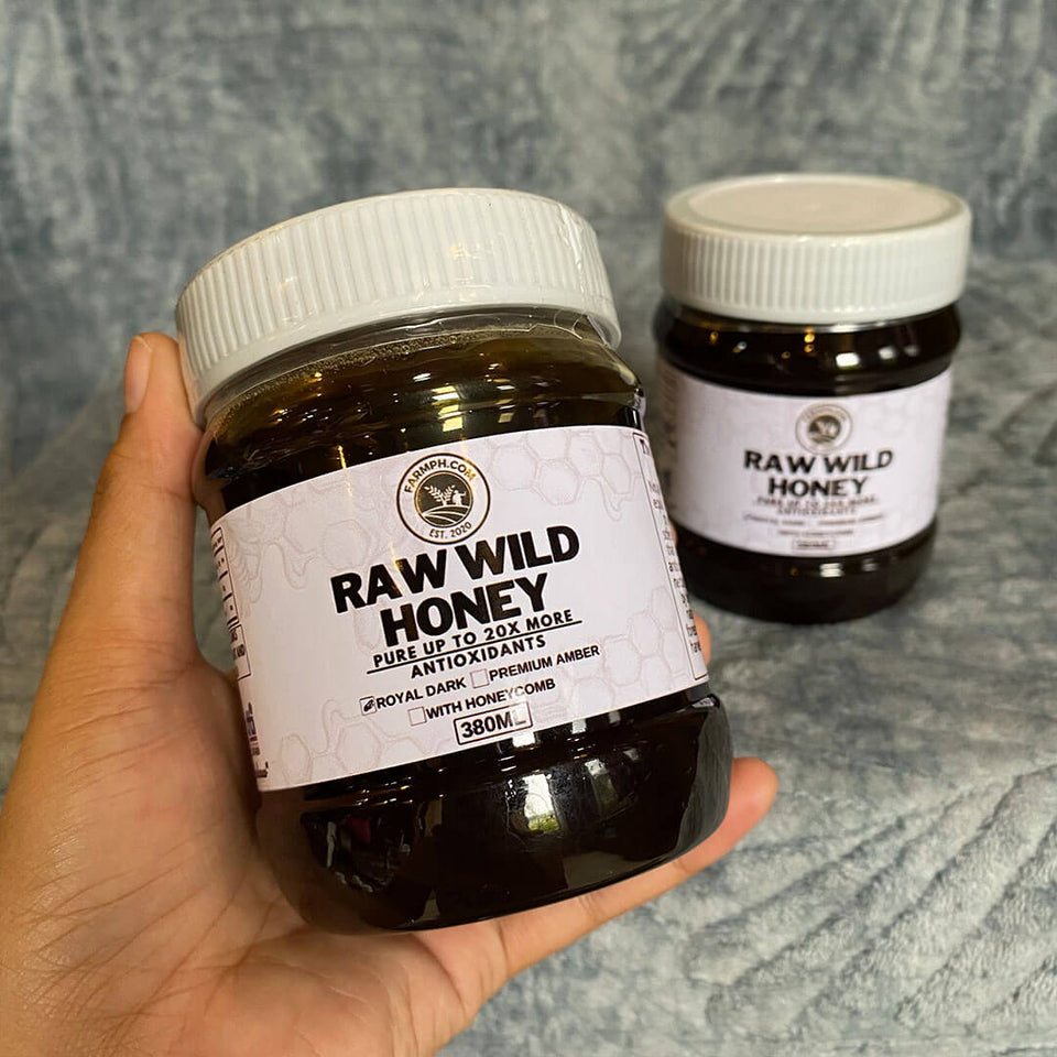 Antioxidant Premium Pure Raw Wild DARK Honey - FREE SHIPPING