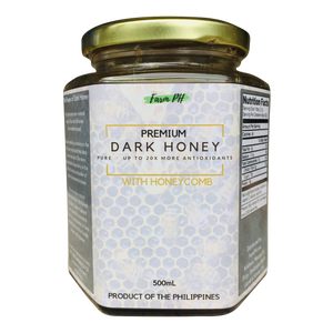 Antioxidant Premium Pure Raw Wild DARK Honey - FREE SHIPPING