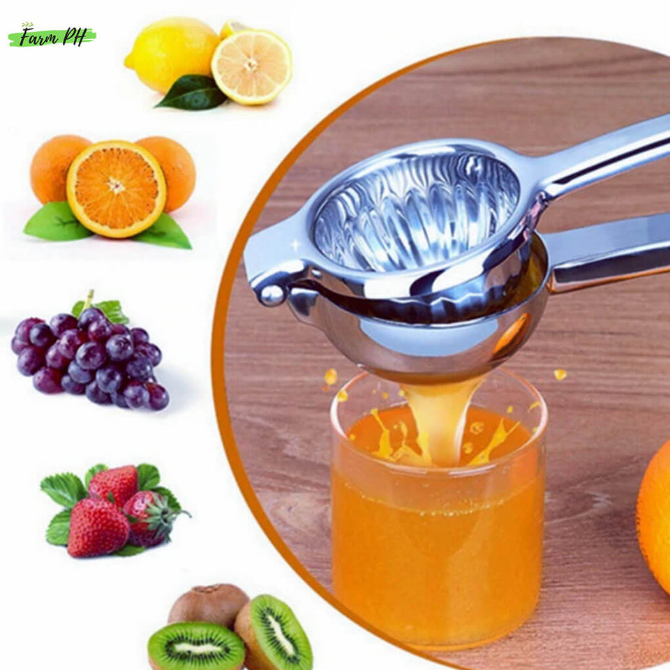 Stainless Steel Ergonomic Lemon Squeezer Lime Juicer - FREE SHIPPING + CASH ON DELIVERY